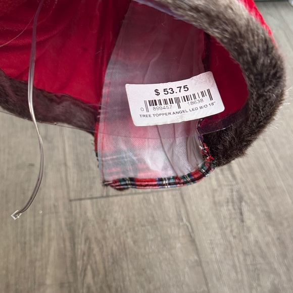 Festive Red Angel Tree Topper (Lights up) - Picture 12 of 13